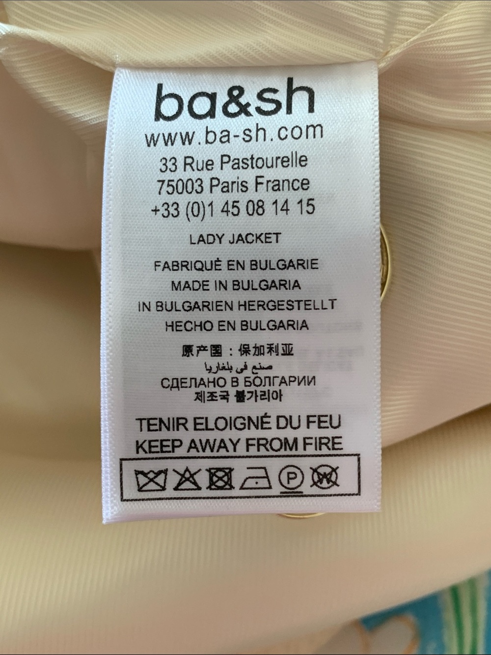 ba&sh ba&sh
Meiradith Jacket
Color: Off White
SIZE: 2/M - Picture 12 of 16